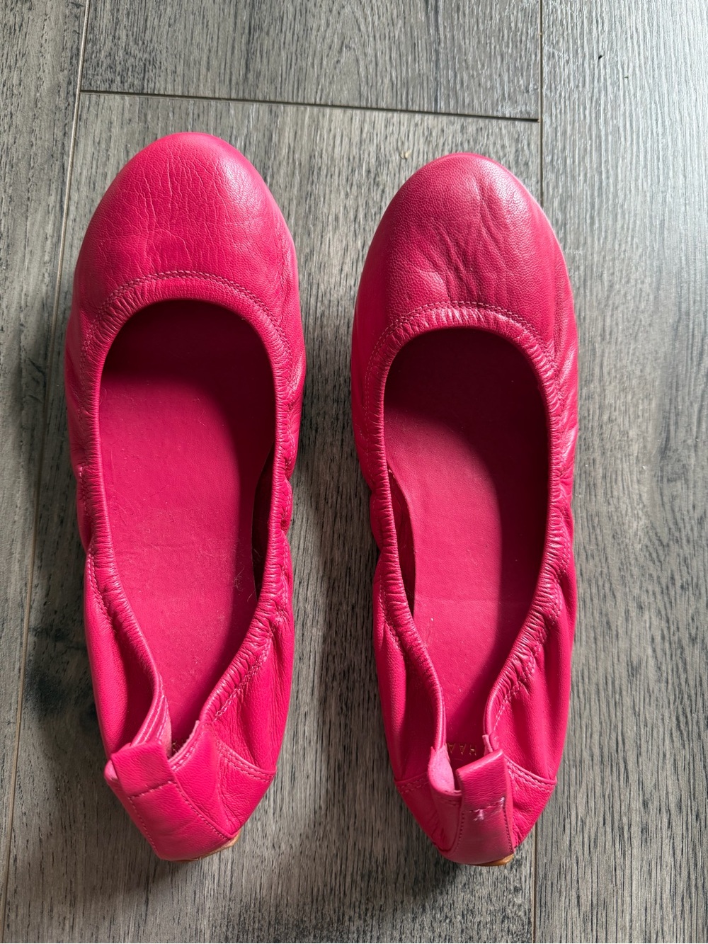 Cole Haan Hot Pink Leather Ballet Flats